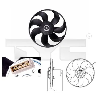 Fan, engine cooling