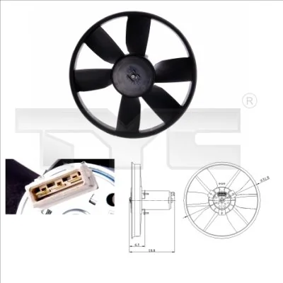 Fan, engine cooling