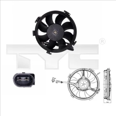 Fan, engine cooling