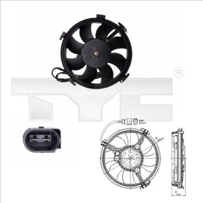 Fan, engine cooling