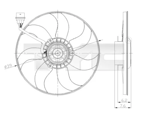 Fan, engine cooling
