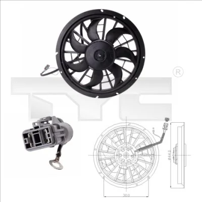 Fan, engine cooling