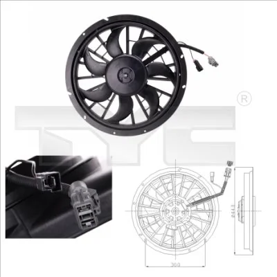 Fan, engine cooling