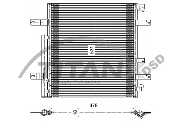Condenser, air conditioning