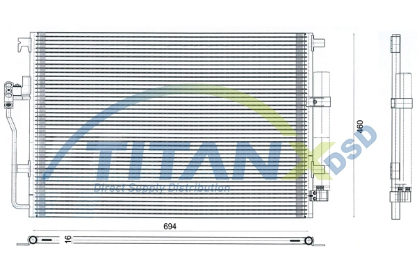 Condenser, air conditioning