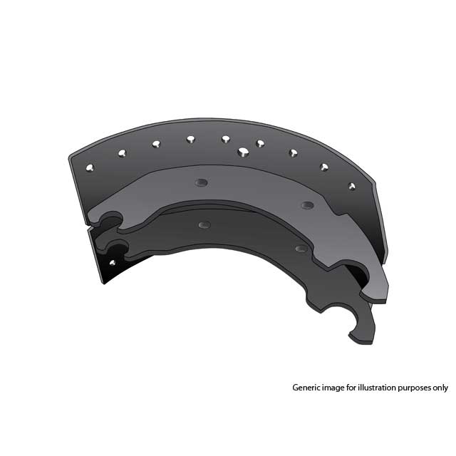 Brake shoe 419x180 LM Q/F