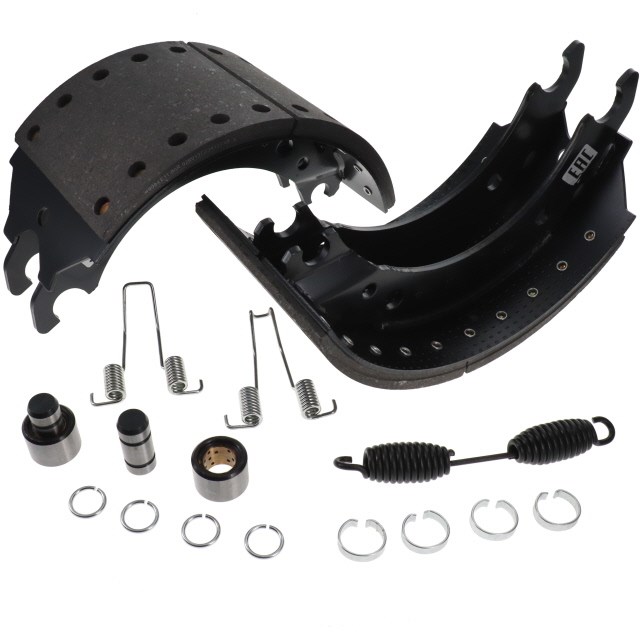 Brake shoe kit 420x200, lined, 1 wheel set BC97, SN4220