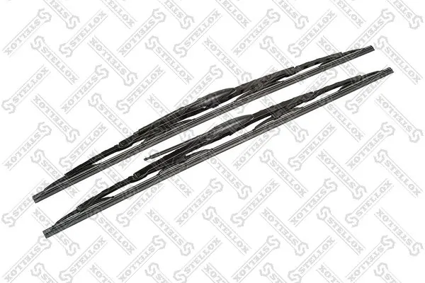 Wiper blade 600mm 2PCs with pipe with integrated washer fluid jet