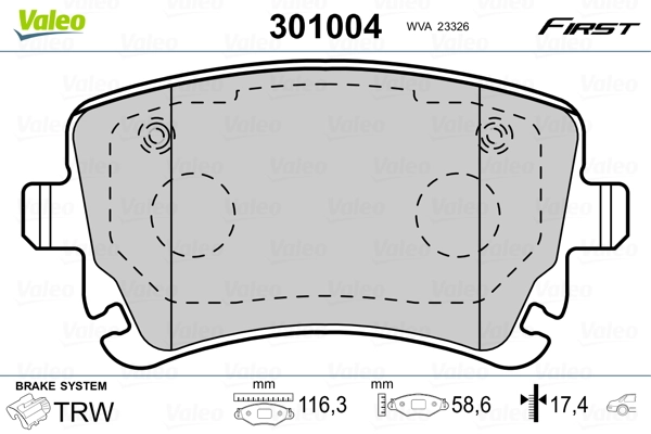 Brake Pad Set, disc brake