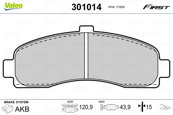 Brake Pad Set, disc brake