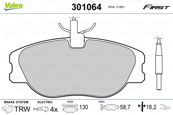 Brake Pad Set, disc brake