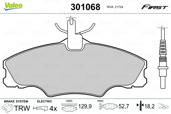 Brake Pad Set, disc brake