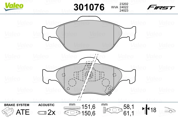 Brake Pad Set, disc brake