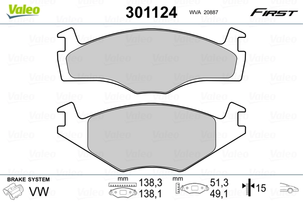 Brake Pad Set, disc brake