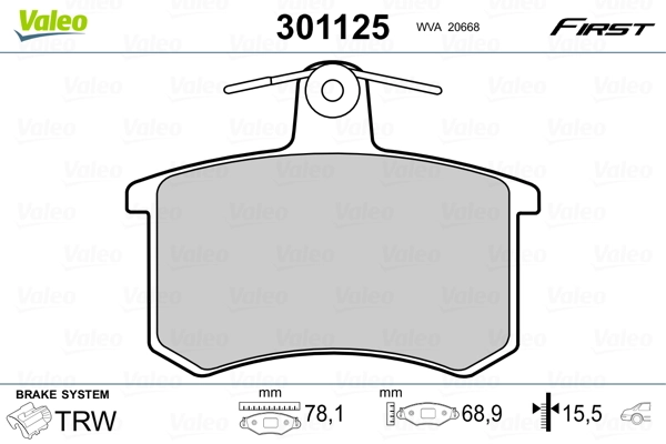 Brake Pad Set, disc brake