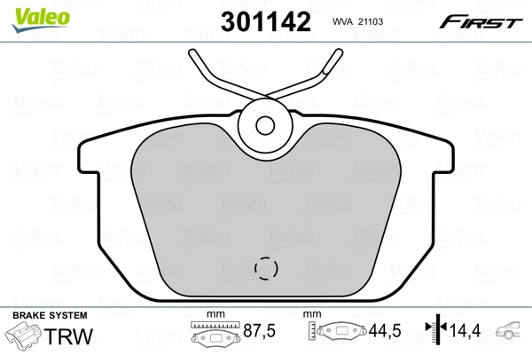 Brake Pad Set, disc brake