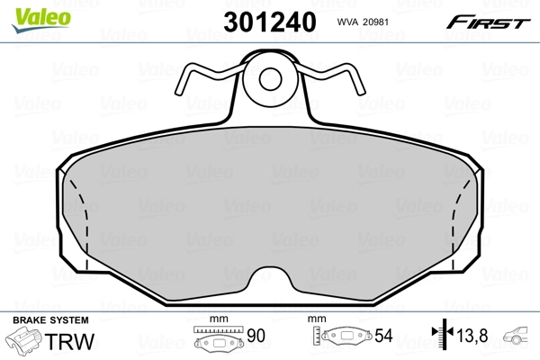 Brake Pad Set, disc brake
