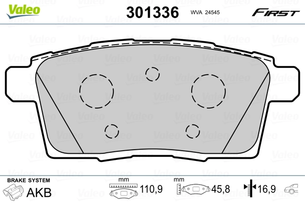 Brake Pad Set, disc brake