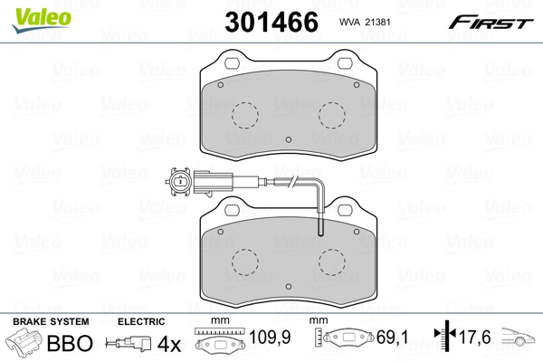 Brake Pad Set, disc brake