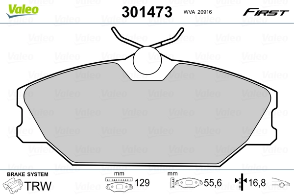 Brake Pad Set, disc brake