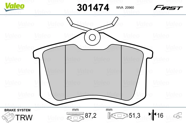 Brake Pad Set, disc brake