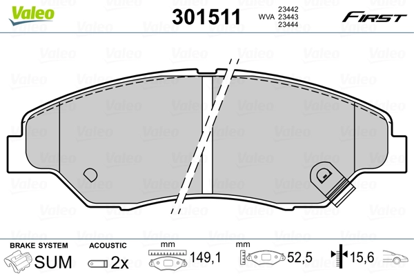 Brake Pad Set, disc brake