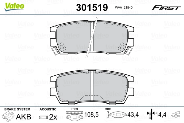Brake Pad Set, disc brake