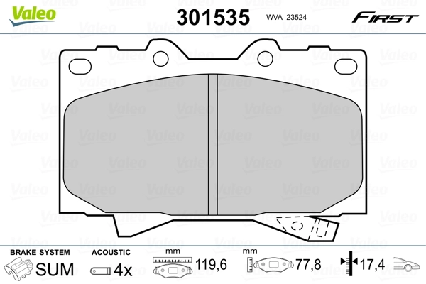 Brake Pad Set, disc brake