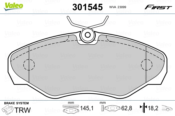 Brake Pad Set, disc brake