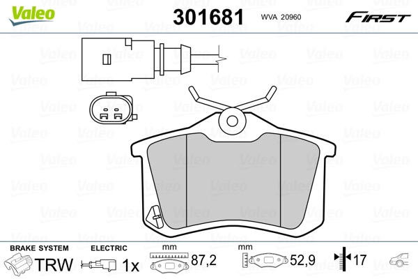 Brake Pad Set, disc brake