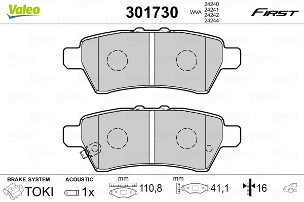 Brake Pad Set, disc brake