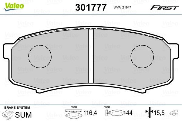 Brake Pad Set, disc brake
