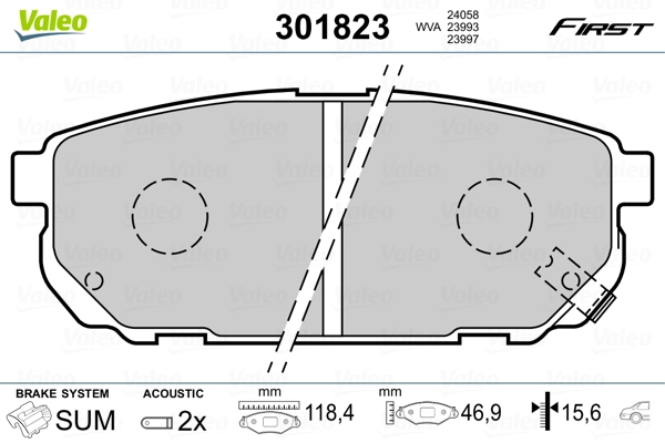 Brake Pad Set, disc brake