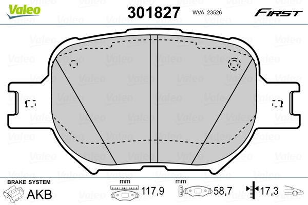 Brake Pad Set, disc brake