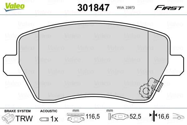 Brake Pad Set, disc brake