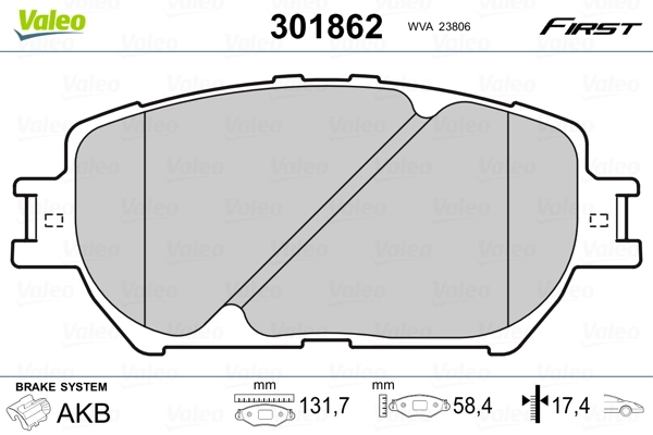 Brake Pad Set, disc brake