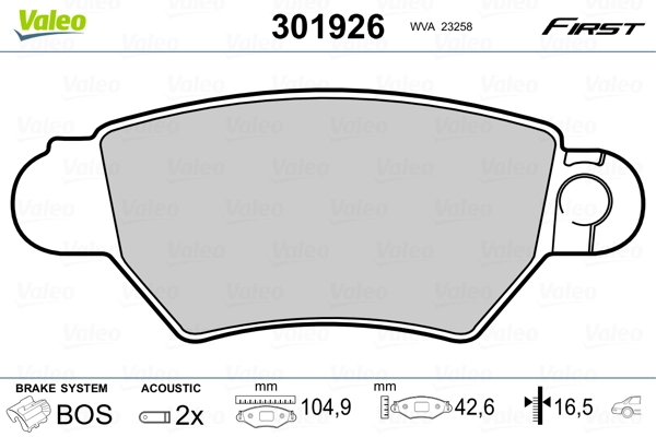 Brake Pad Set, disc brake