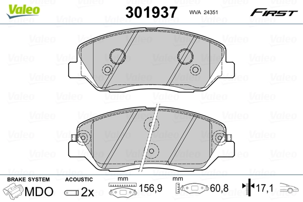Brake Pad Set, disc brake