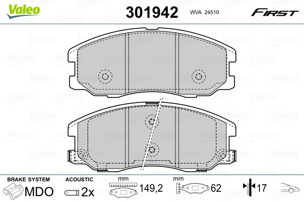 Brake Pad Set, disc brake