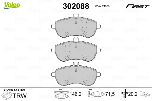 Brake Pad Set, disc brake