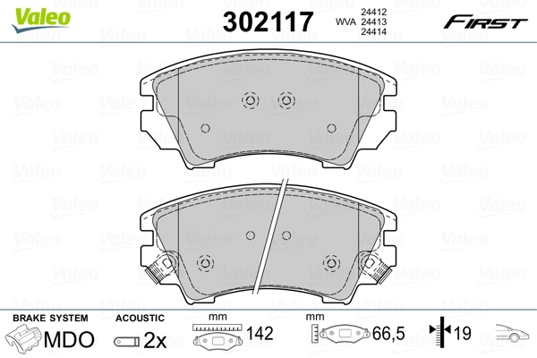 Brake Pad Set, disc brake