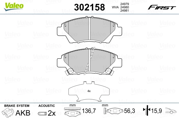 Brake Pad Set, disc brake