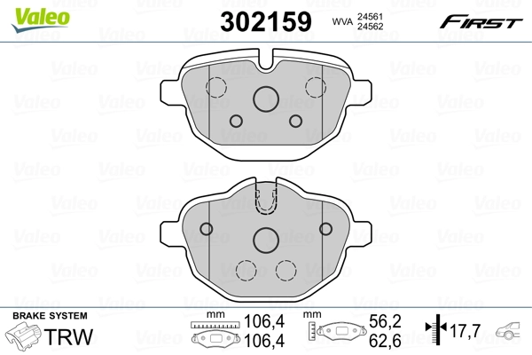 Brake Pad Set, disc brake