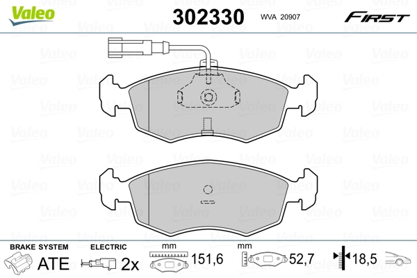 Brake Pad Set, disc brake