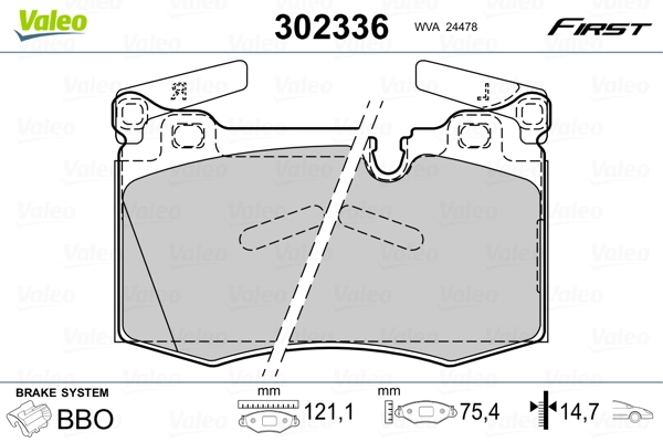 Brake Pad Set, disc brake