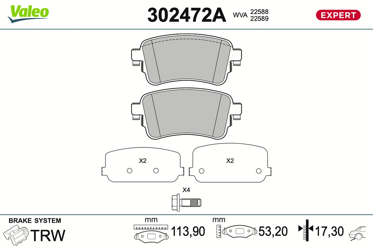 Brake Pad Set, disc brake
