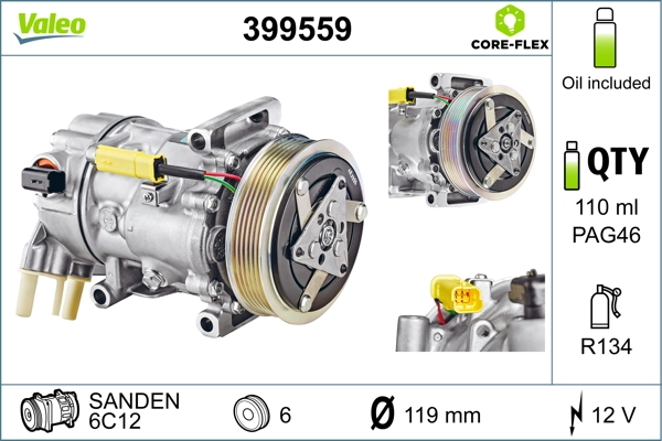 Compressor, air conditioning
