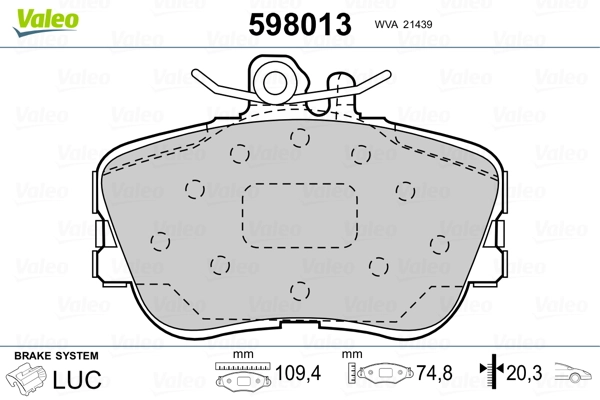 Brake Pad Set, disc brake