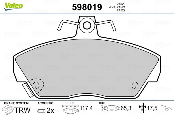 Brake Pad Set, disc brake