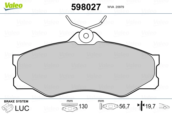 Brake Pad Set, disc brake